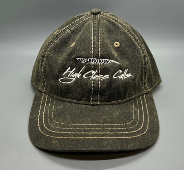 Distressed Olive Hat - High Class Calls